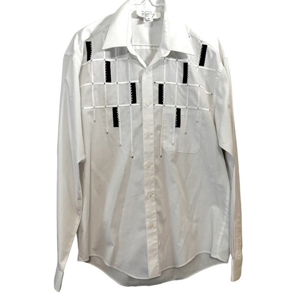 NY Collection Designer Blouse Size Medium - Picture 1 of 8